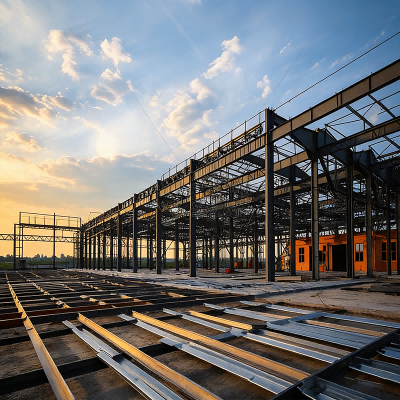 Q355B Q235B Steel Frame Prefab Agricultural Buildings Modular Easily Installable