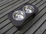 Cute Indoor Hand-Woven Pet Feeder Pet Bowl For Hotel Home Beach
