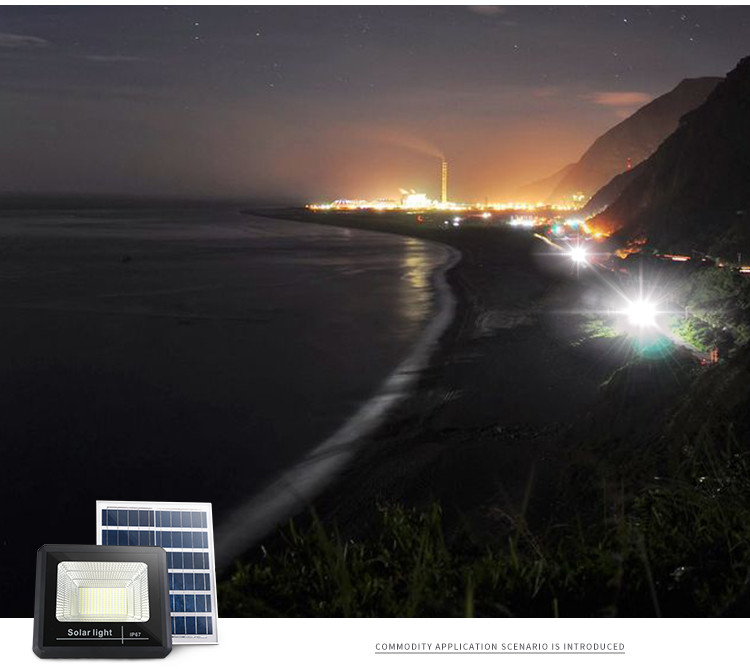 80W Waterproof Solar Powered High Power LED Floodlight