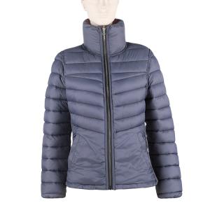 Wholesale Winter Warm Waterproof Down Jacket Women's With Detachable Hood 100% Nylon from china suppliers