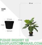 Artificial Monstera Deliciosa Plant 37" Fake Tropical Palm Tree, Perfect Faux