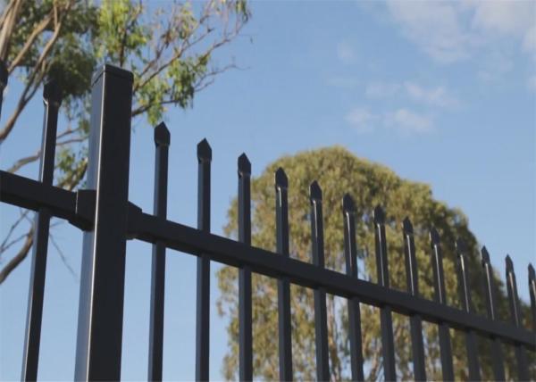 Steel Tubular Diplomat Fencing Panels 1500mm height x 2350mm or 2400mm INTERPON