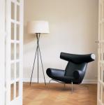 Ox Chair with Ottoman Designer Chair Leather Office walk Chair Recliner