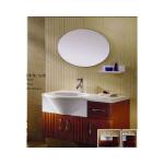 Brown Lavatory Bathroom Sink Vanity Modern Cabinet