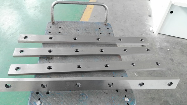 Shear Hydraulic Shear Blade , 10' Metal Cutting Blade Carbonization Hardening