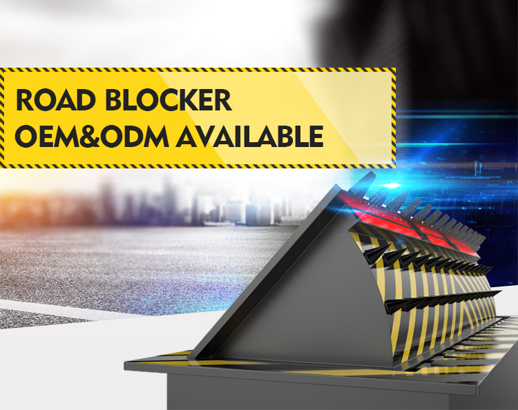 Automatic Hydraulic Road Blocker Spike Traffic High Security Road Blocker Machine