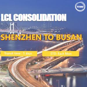 LCL International Shipping From Shenzhen To Busan