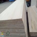 Solid Timber Paulownia Wood Board For Crafts Natural Color 1220x2440mm