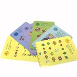 300gsm Coated Paper Kids Education Playing Cards Recyclable Matt Finished