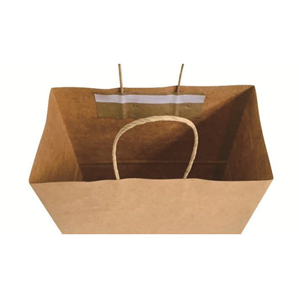 Patch Handle Recyclable Paper Bag Restaurant Takeout Food Delivery Paper Bag