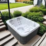 Family Leisure Time Outdoor Jacuzzier Spa Hot Tub with Heating Massage