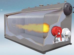 Wholesale Automatic Propane Water Boiler , Gas Fired Central Heating 7MW Longitudinally D Type from china suppliers