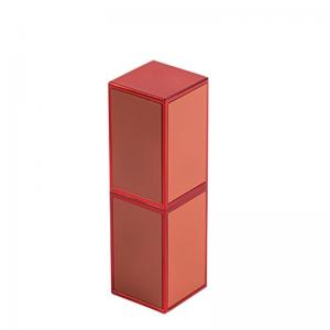 China 3.5g Luxurious Lip Balm Tubes Cranberry Red ABS Empty Lipstick Containers on sale