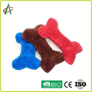 Wholesale Squeakers Plush Dog Bone Toy from china suppliers