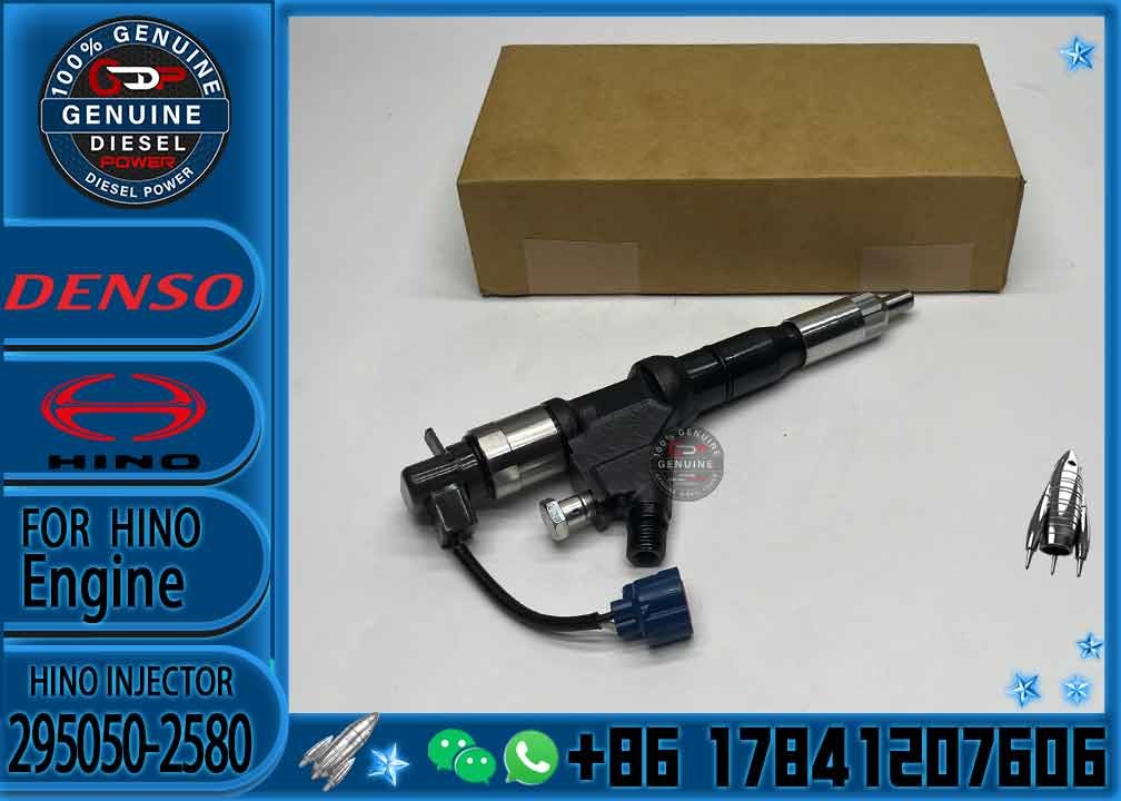 High Quality New Diesel Common Rail Fuel Injector 295050-2580 23670-E0221 295050-2730 23670-E0A70 For HINO E13C 700 engi