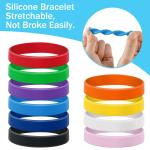 Customd Solid Silicone Wristbands Personalized Bracelets for Promoting Business