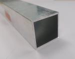 Mill Finish Aluminum Square Tube Extrusion Profiles In 2mm Thickness Customized