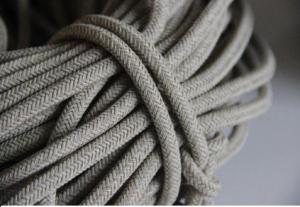Wholesale Round Textiline Pvc Rope 8mm Dark Grey For Outdoor Furniture High Tenacity from china suppliers