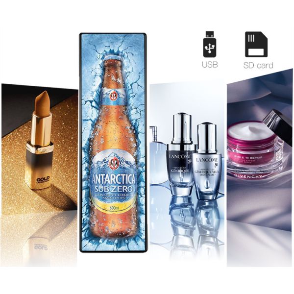 Indoor Media Player Digital Signage Poster Floor Standing Display Vertical Kiosk