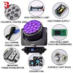 LED Bee eye 19PCS 40W RGBW 4in1 LED Moving Head Stage Light For Wedding