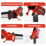 Cordless 20V Brushless Wood Cutting Electric Chainsaw