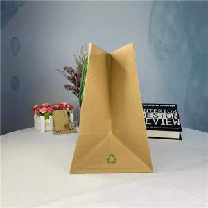 Wholesale 100% Recyclable Kraft Paper Takeaway Bags For Restaurant from china suppliers