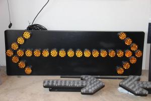 Wholesale LED Truck Trailer arrow light Led Traffic Advisor /LED ARROW LIGHT/ Direction light, LED LIIKENTEENOHJAUSPANEELI from china suppliers