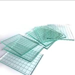 Wholesale Industrial Safety Tempered Stainless Steel Edging Wired Glass for Partition Screen Decoration from china suppliers