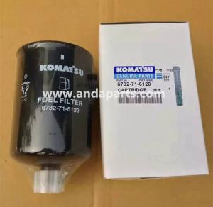 Wholesale GOOD QUALITY KOMATSU FUEL FILTER 6732-71-6120 from china suppliers