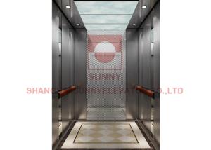 Wholesale Mirror Etched Stainless Steel Shop Mrl Passenger Lift 6.0m/S Speed VVVF from china suppliers