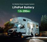 12V24v 100Ah/200Ah Solar Energy Storage Lithium Battery for RV Communication