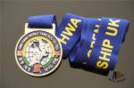 World Relief Custom Award Medals One Color Printed Embossed Logo