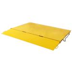 6.5T Forklift Container Ramp Metal Fabrication Parts Yellow Painting Surface