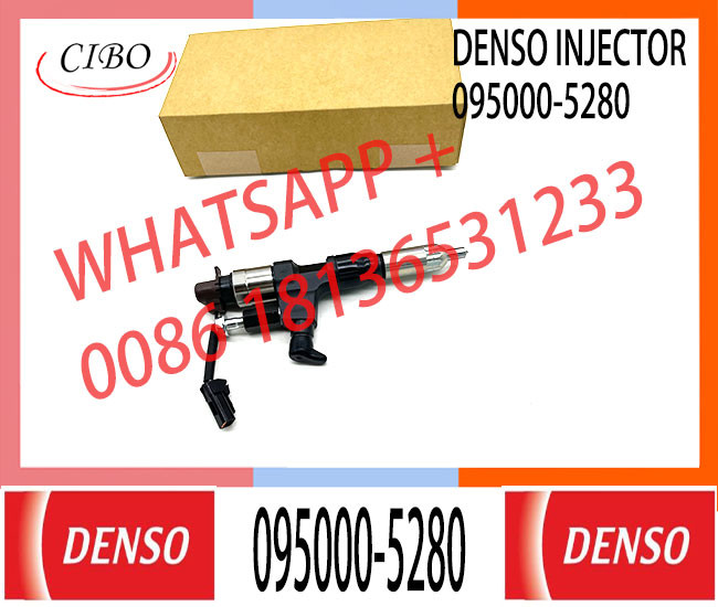 Neutral Diesel Fuel Common Rail Injector 095000-5280 For HI-NO 23910-1360
