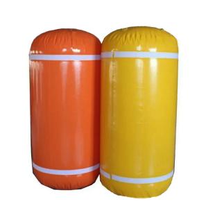 Wholesale Pillow Size Air Valves Boat Lift Flotation Bags , Cylindrical Underwater Lifting Bags from china suppliers