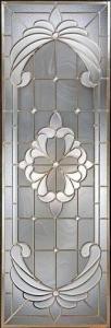 Wholesale 62in 31in Decorative Leaded Glass Coloured Glass Window Zinc Patina from china suppliers