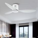 European and American family decorative ceiling fan lamp 52 Inch living room fan