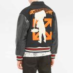 2023 Winter OEM Custom Logo Vintage Boy Leather Coat Sport Baseball Jacket