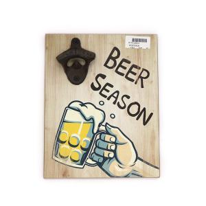 Wholesale ODM Wall Hanging Bottle Opener Vintage Style Decorative Wooden from china suppliers