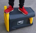 Plastic Hygienic Hands Free 45L Foot Pedal Waste Bin