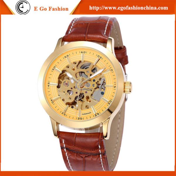 SH33 Made in China Watch Fashion Gold Plate Watch Luxury Retro Watch Mechanical