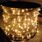 Christmas 100m 666leds 12V LED Clip Lights warm white 5mm party led christmas