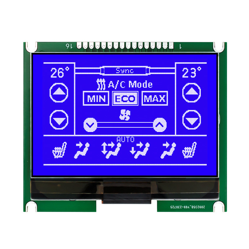 240X160 Graphic LCD Module FSTN Positive Display With White Backlight ST7529