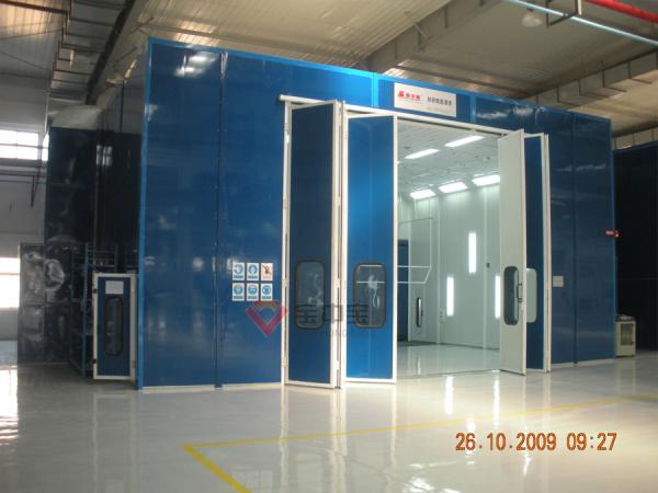 Customized Industrial Baking Spray Booth For Train / Aircraft Parts Paint Line