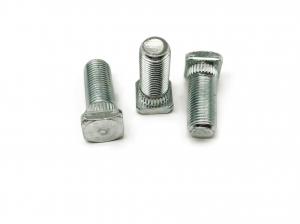 China Electrolytic Square Head Screw 38.88g Non Standard Fastener Square Head Screws ANSI Standard A2-70 Hardness on sale