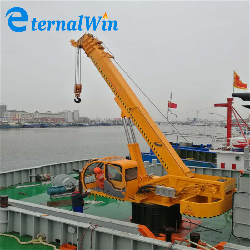 Promotion Telescopic Folding Crane Marine Mounted Cranes Knuckle Boom Crane