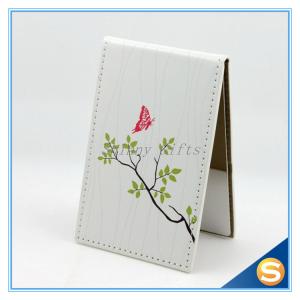 Wholesale Pu Leather Wrapped Make Up Pocket Mirrors from china suppliers