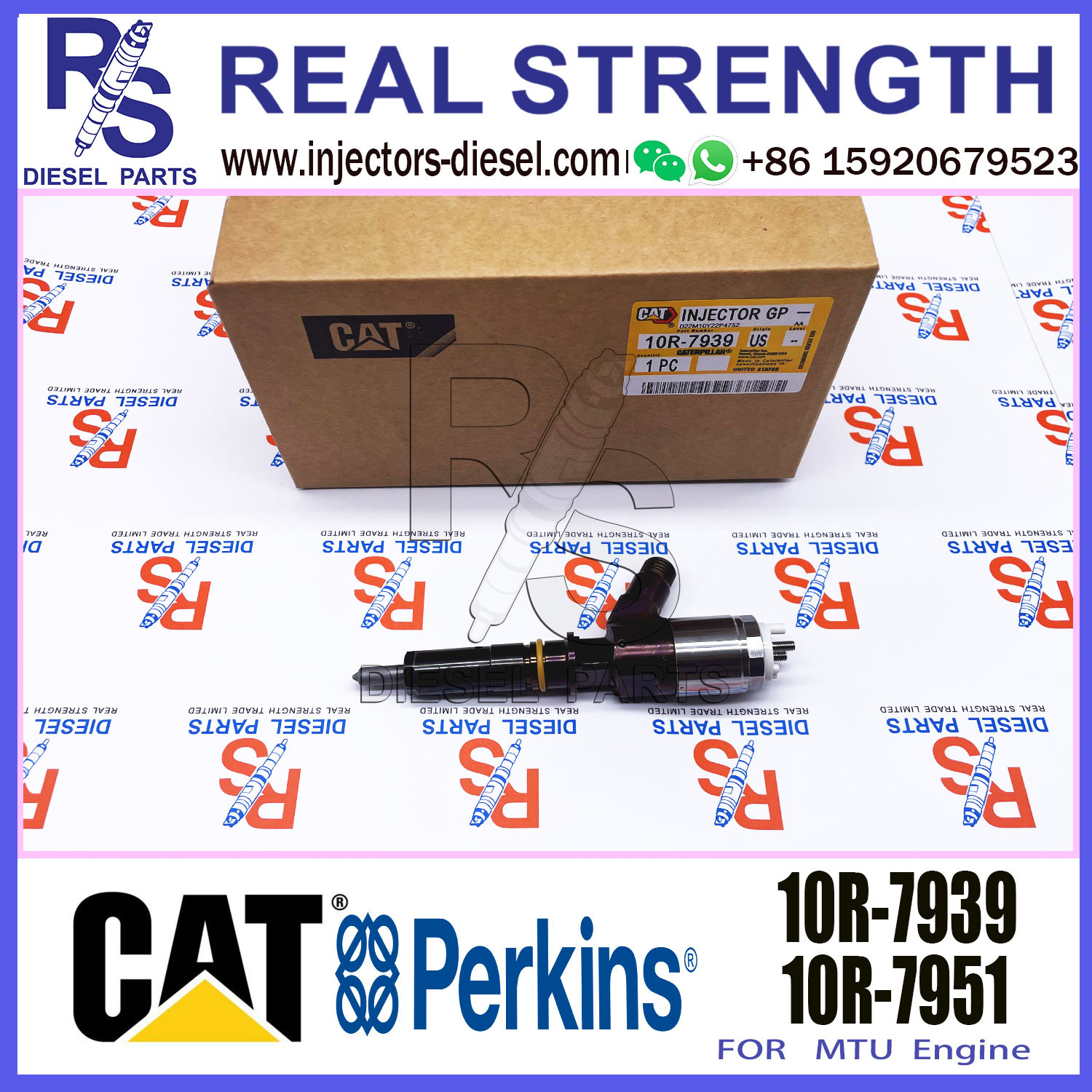 Diesel fuel Common Injector 320-0688 10R-7939 2645A748 for C6 Engine