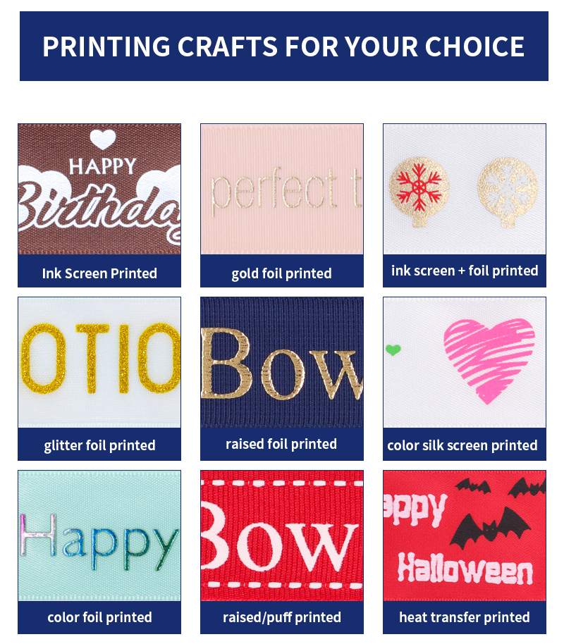 Ink Printed Custom Award Ribbons Satin Fabric Single Face Type 2 Inch Width