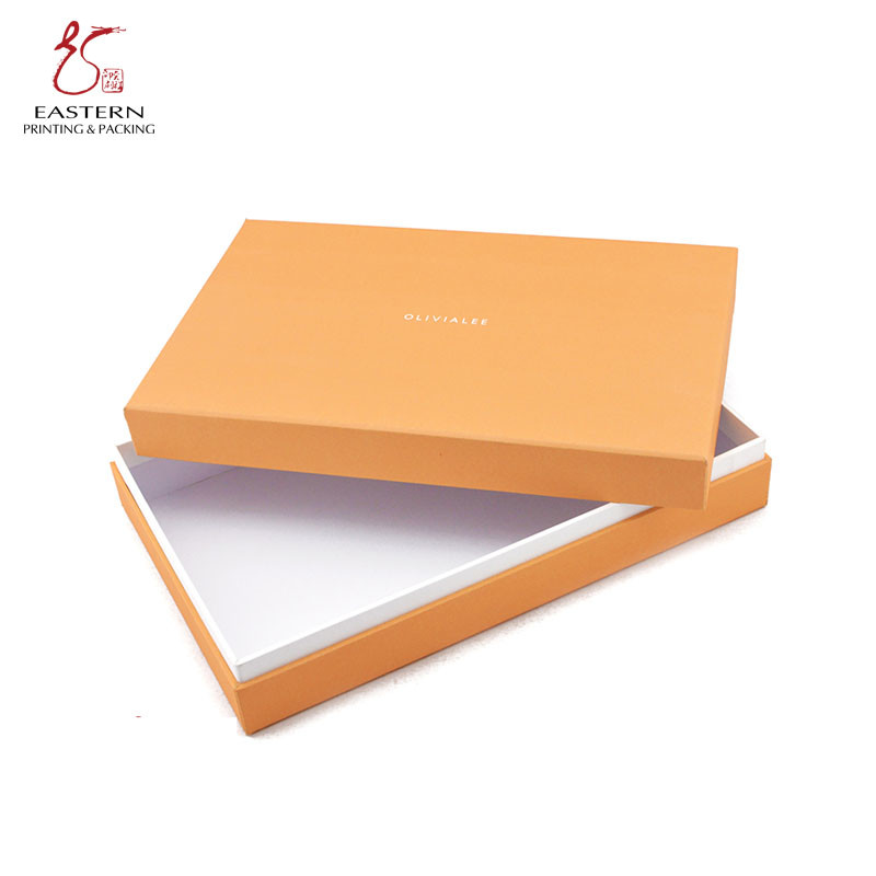 Printed Hard Cardboard Gift Boxes For Clothing Packaging 1.5mm